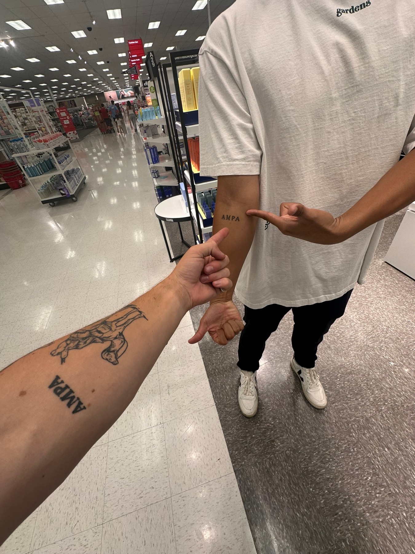 Two AMPA believers ran into each other at Target